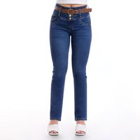 Jean Mujer Metal Faja Recto Melina Denim
