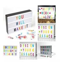 Pizarra Led Con Letras Letrero Luminoso Personalizable