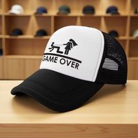 Gorra estilo trucker para el novio despedida de soltero groom game over
