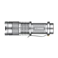 Linterna de aluminio 1 led de 40 lm con 1 pila aa truper