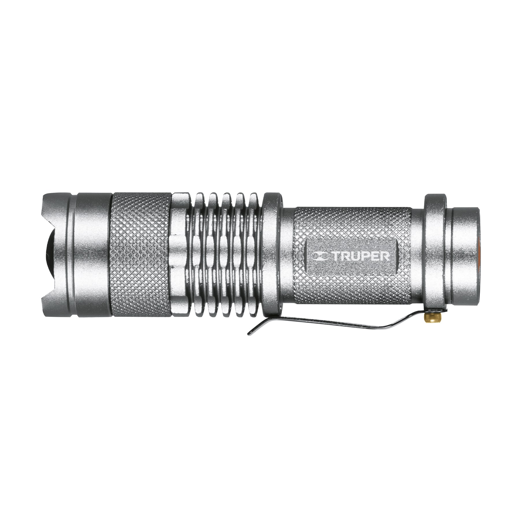 Linterna de aluminio 1 led de 40 lm con 1 pila aa truper