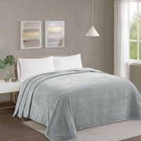 Frazada Pv26 Chevron Gris 1.5 Plazas