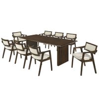 Juego De Comedor Aitana 8 Sillas Marrón
