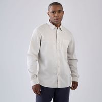 Camisa Manga Larga Hombre Malabar Lino Solid