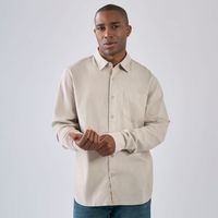 Camisa Manga Larga Hombre Malabar Lino Solid
