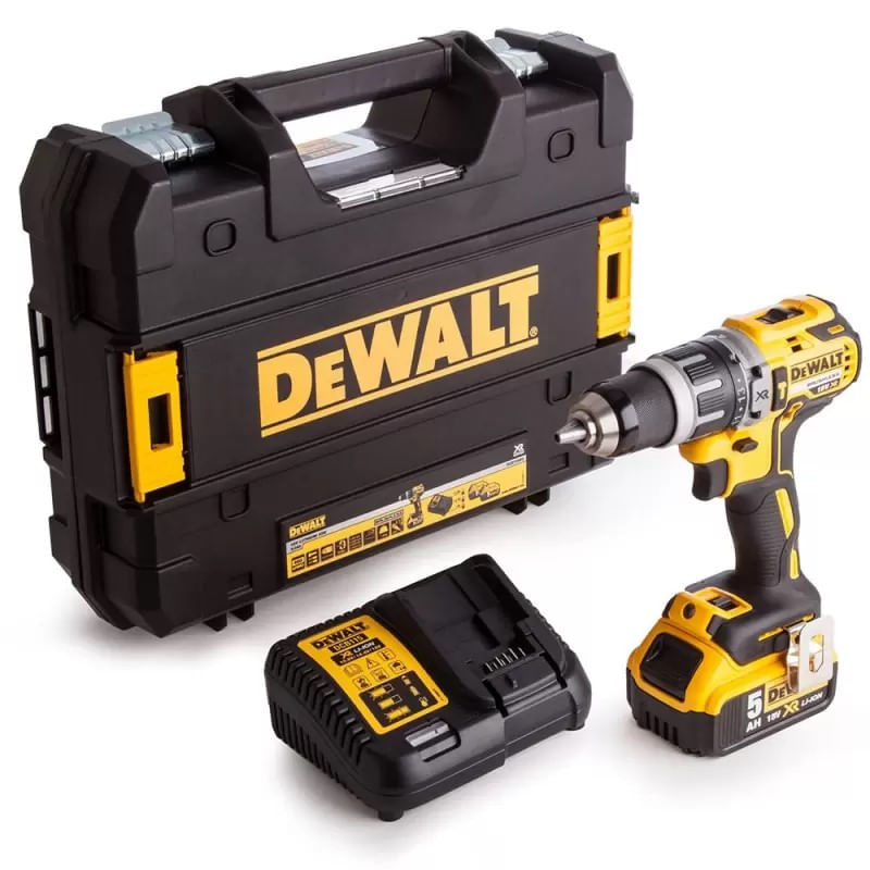 Taladro Percutor 1/2"" 20V XR Inc 1 Bat y Carg Dewalt DCD796P1-B2