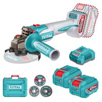 Amolador Inalambrica 1280W 4-1/2'' + 2 Bateria y Cargador 42v Total