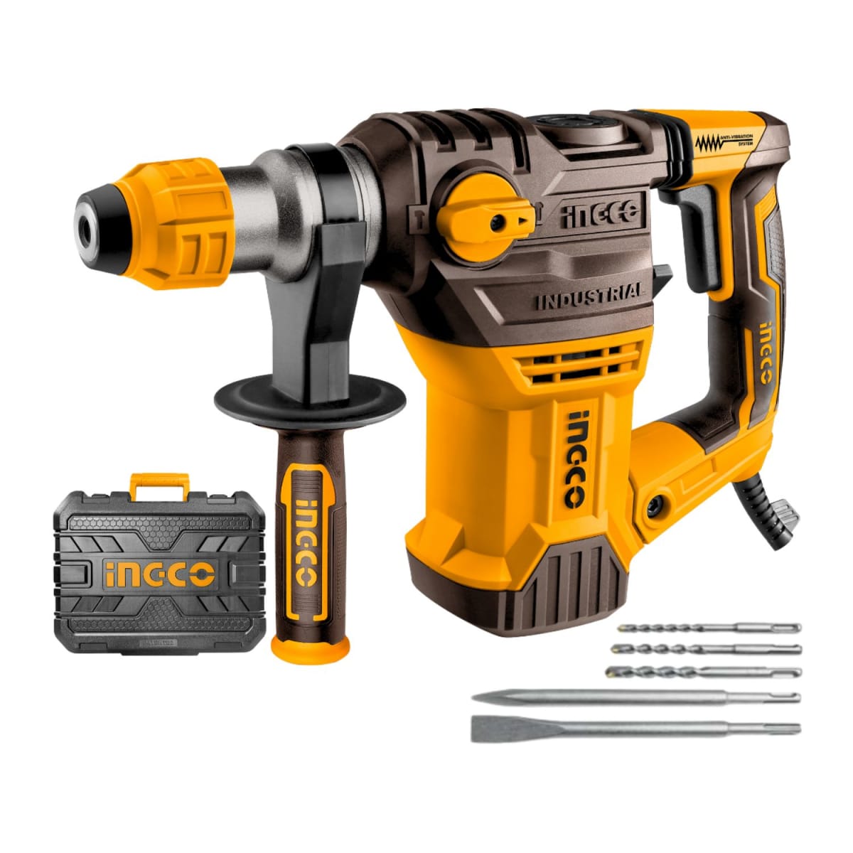 Rotomartillo SDS Plus 1500w 5.5 Joules ingco