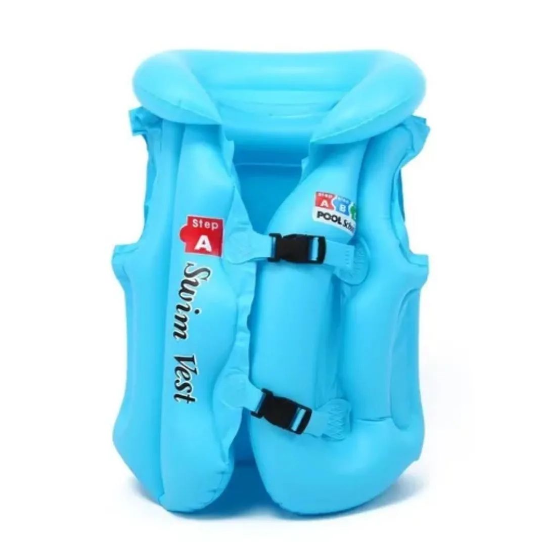 Chaleco Salvavidas Inflable Para Niños Chaqueta Natación de 2 a 5 Años