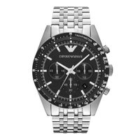 Reloj Emporio Armani Ar5988 Genuino Negro y Plateado Nuevo