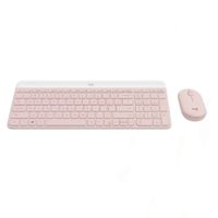 Teclado & Mouse MK470 Inalambrico Slim Rosado