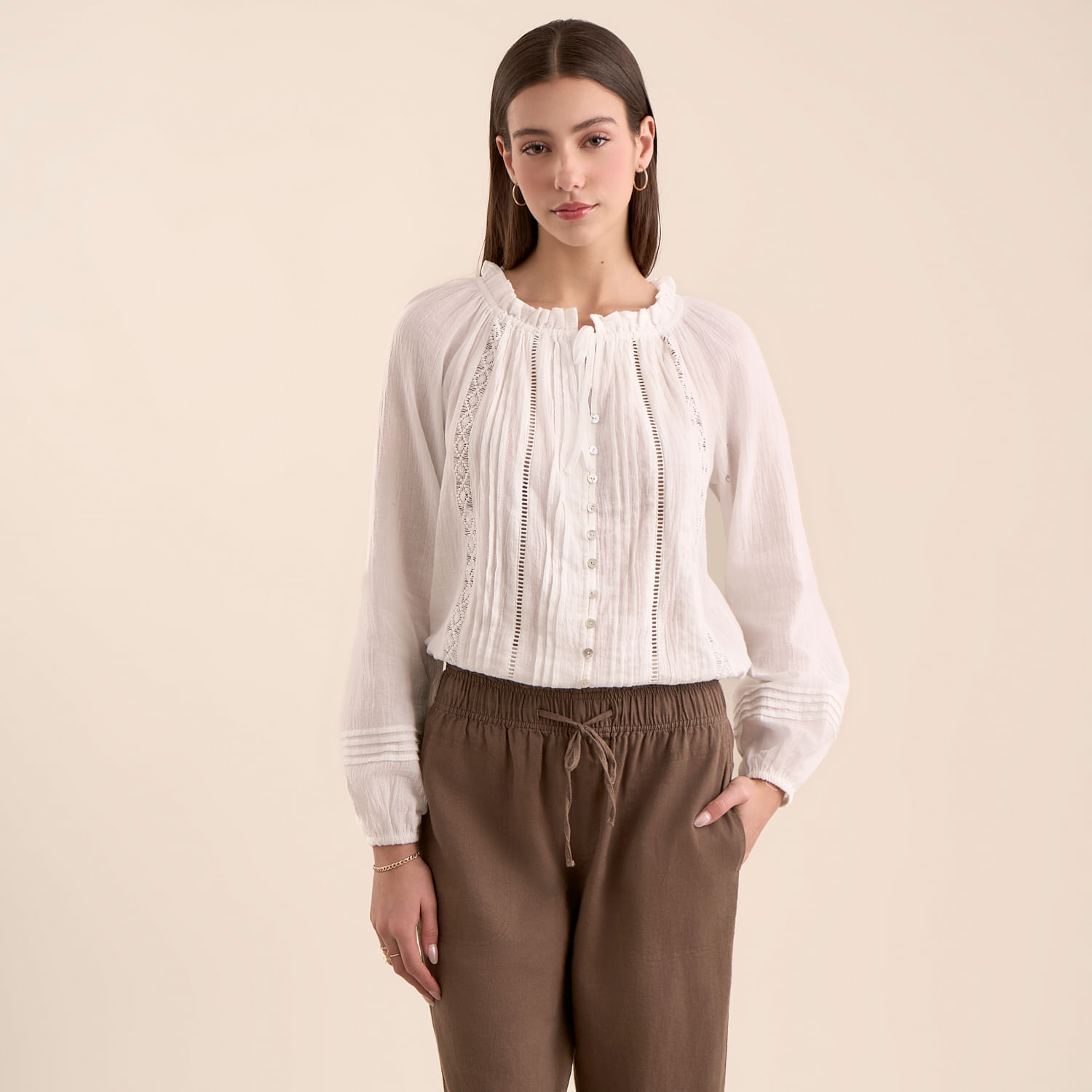 Blusa Mujer Amc Perla