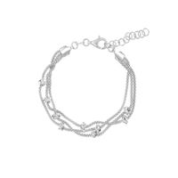 Pulsera Knots Espiga Plata 925