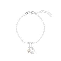 Pulsera Mano Poderosa Plata 925 & Perla