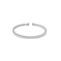 Pulsera Acanalada Plata 925