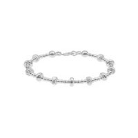 Bangle Bolitas Plata 925