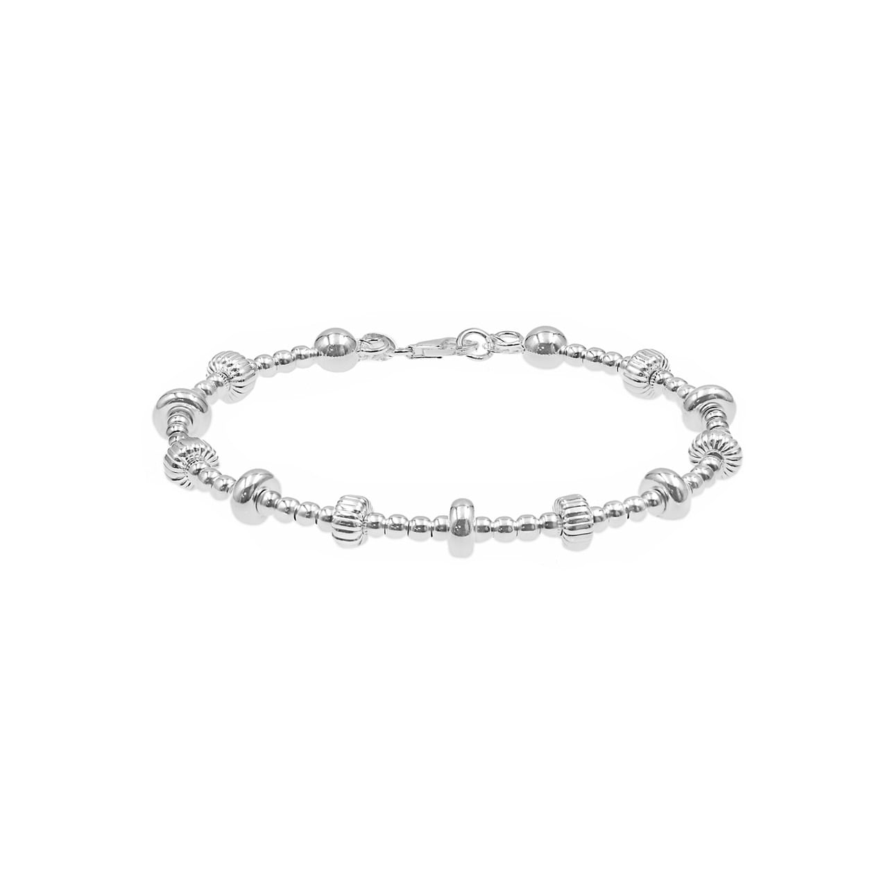 Bangle Bolitas Plata 925
