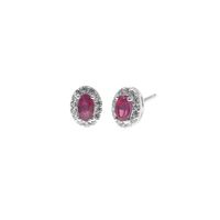 Aretes Esmeralda Plata 925