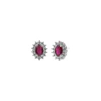 Aretes Esmeralda en Plata 925