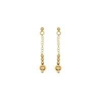 Aretes Rubí Ovalados Plata 925