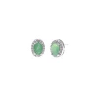Aretes Dos Cañas Plata 925