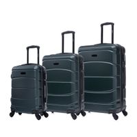 MALETAS DE VIAJE SET DE 3 SENSE VERDE OSCURO SEJG