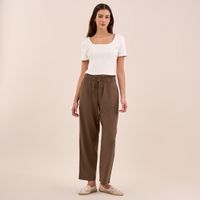 Pantalón Mujer Amc Brown