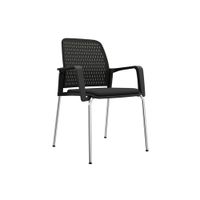 Silla De Oficina Fija Interlocutora Pinko Negro/Negro Ofideas