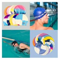 Pack 2 Gorro De Natación Latex Talla Standar Gorro Piscina mujer