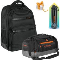 Combo Mochila Porta laptop Maleta deportiva viaje Termo
