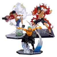 FIGURA DE ACCION X3 PERSONAJES DE ONE PIECE