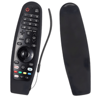 Control Remoto Smart Para Tv Lg Con Comando Por Voz + Funda Negro