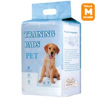 Pañales de Piso Absorbentes Perros Talla M 40 und