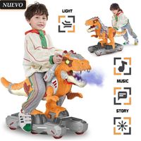 Juguete Scooter Dinosaurio con Efecto bota humo