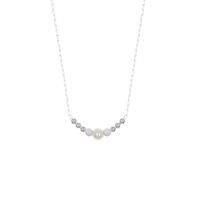 Collar Bolitas Plata 925 & Perla