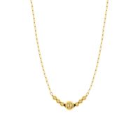 Collar Bolitas GoldenSilver