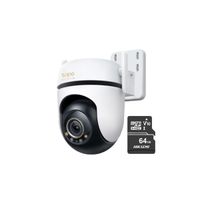 Cámara de seguridad Tapo C530WS resolución 3K 5MP + Micro SD 64GB para exteriores - Blanco