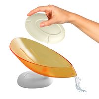Pack de 2 Jabonera Modelo Concha Naranja