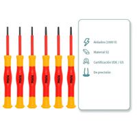 Destornillador dielectrico 1000V jgo x 6pz dprecision TOTAL