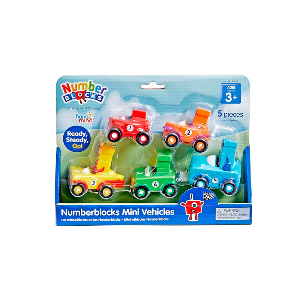 Hand2mind Numberblocks Mini Vehicles