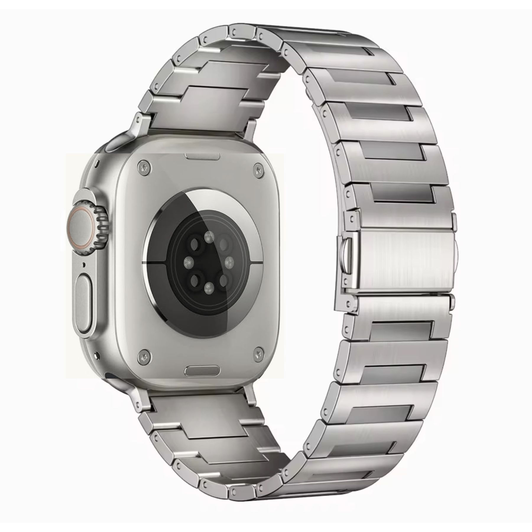 Correa De Titanio Para Apple Watch Ultra y Ultra 2 Central Rectangles