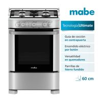 Cocina de pie Mabe Cmp6020Fg1 60cm 4 hornillas