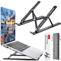 Base Soporte Laptop Aluminio Notebook Mac Macbook Tabletas Ajustable