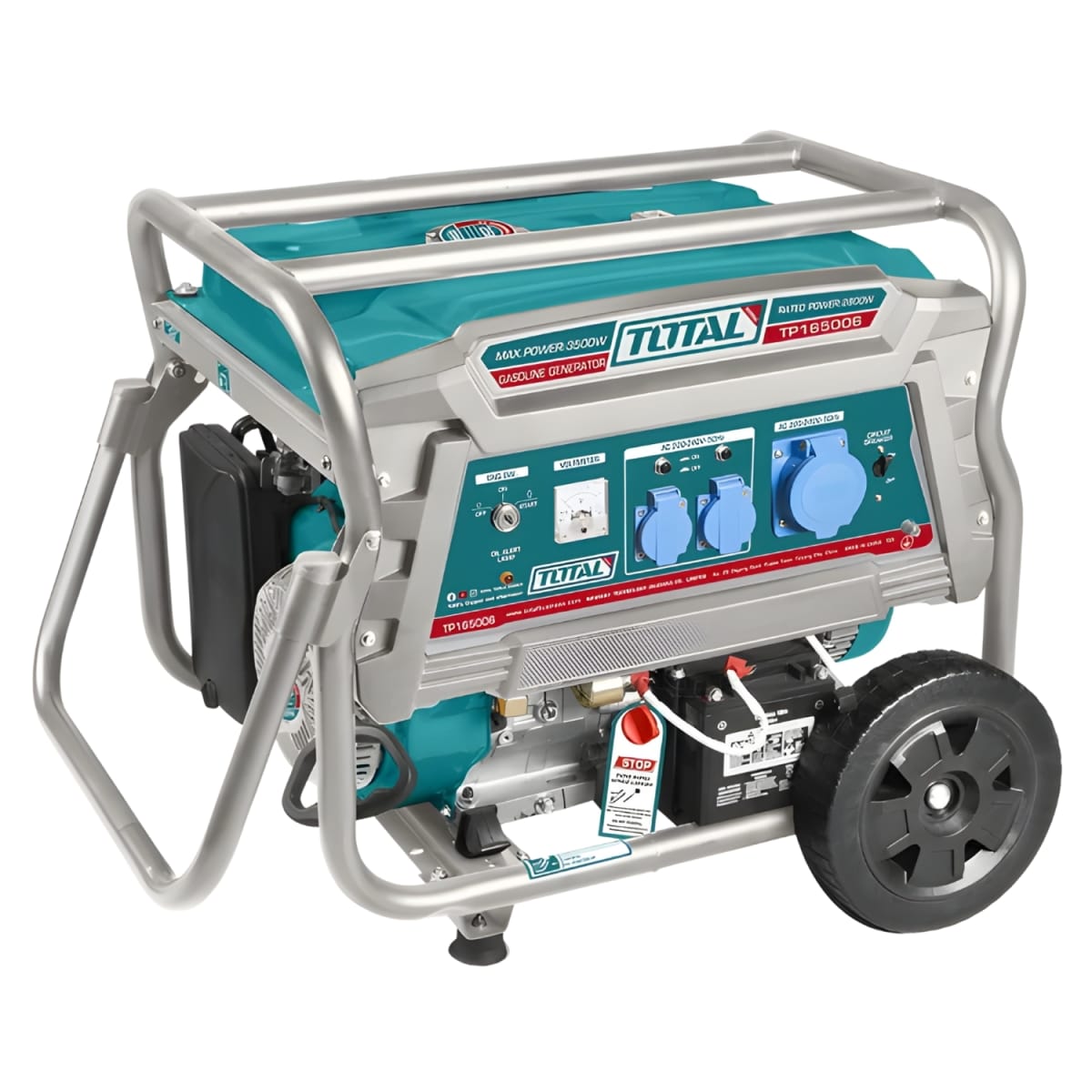 Generador gasolinero 6500w con arrancador eléctrico industrial Total