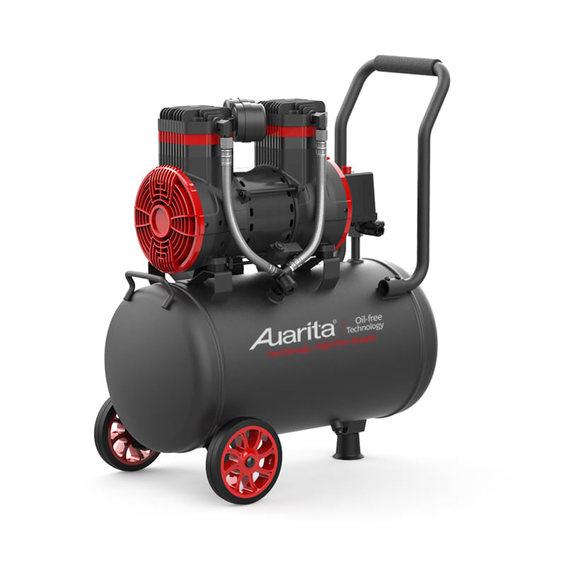 COMPRESORA DE AIRE SIN ACEITE - 50 LT
