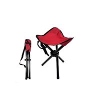 Taburete Plegable Para Camping rojo
