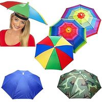 sombreros para paraguas con cabeza deportiva para niños adultos