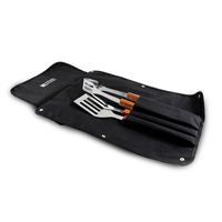 Set de Utensilios x 3 para Parrilla BBQ con Mandil Facusa