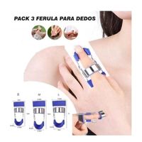 PACK 3 TALLAS FERULA DEDOS TERAPIA LESIONES