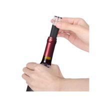 Tapón de vino reutilizables, bomba de vacío incorporada, sellador a prueba de fugas